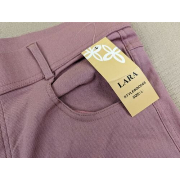 LARA FASHION Junior L Dusty Pink Pull On Skinny Jeggings - Picture 4 of 12